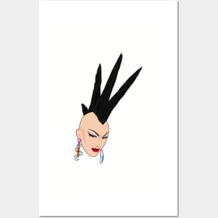 Sasha Velour Mohawk Posters and Art